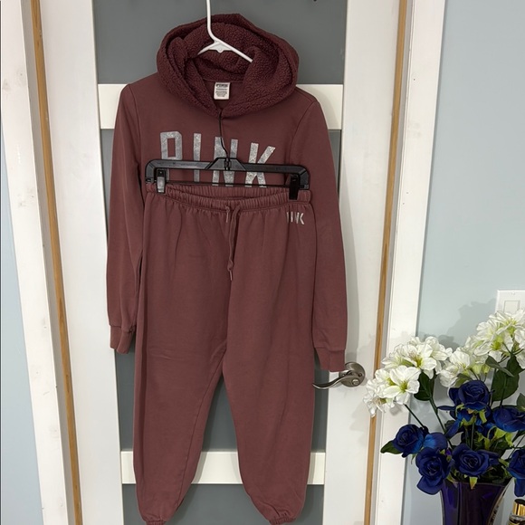 PINK Victoria's Secret Pants - Pink Hoodie and Joggers Set
